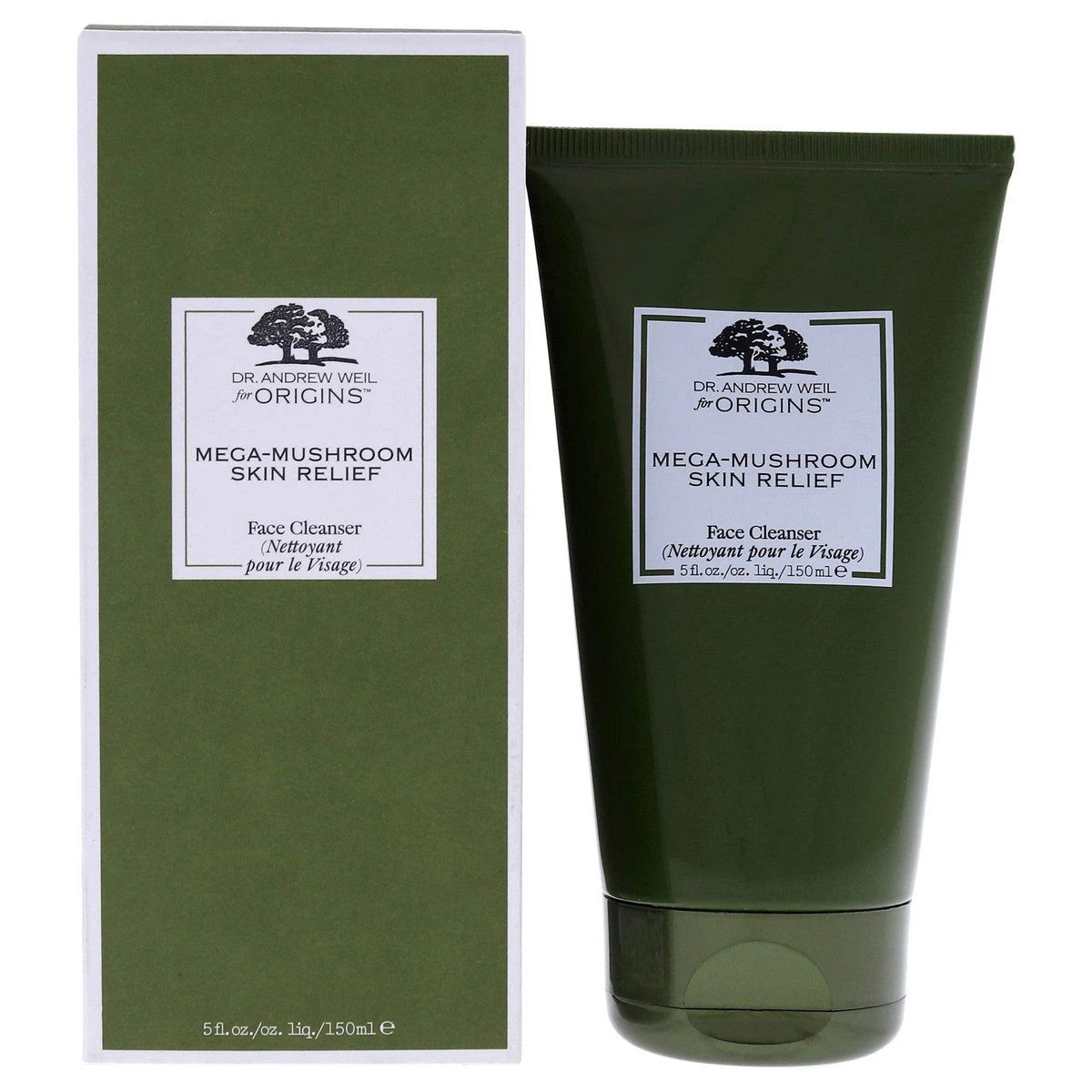 Facial Cleanser Origins Mega Mushroom 150 ml for Women skincare packaging