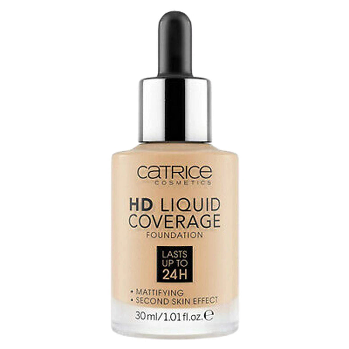 Liquid Make Up Base Catrice HD Liquid Coverage Nº 032 Nude beige Nº 032-Nude Beige 30 ml product packaging