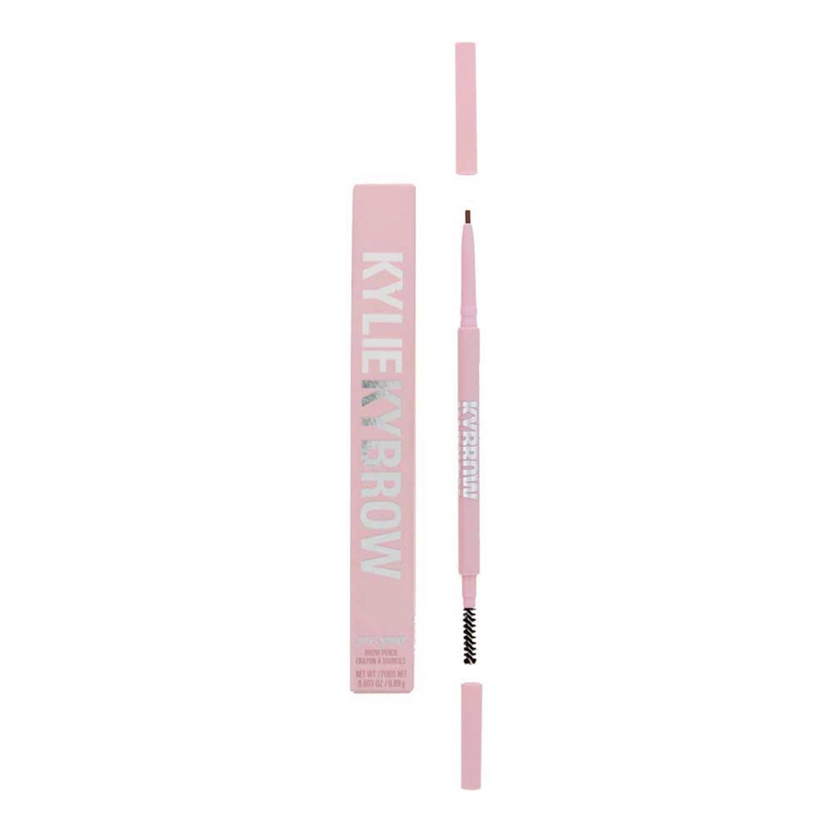 Kylie Cosmetics, Kybrow, Defined, Eyebrow Cream Pencil & Brush 2-In-1, 001, Blonde, 0.09 g