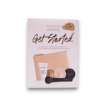 I Am An Original Set BareMinerals: Prime Time, Vitamin E, Smooth Wear, Foundation Primer, Golden Tan, 15 ml +  + Mineral Veil, Matte Finish, Loose Setting Powder, Golden Tan, 2 g + BareMinerals, Setting, Powder Brush