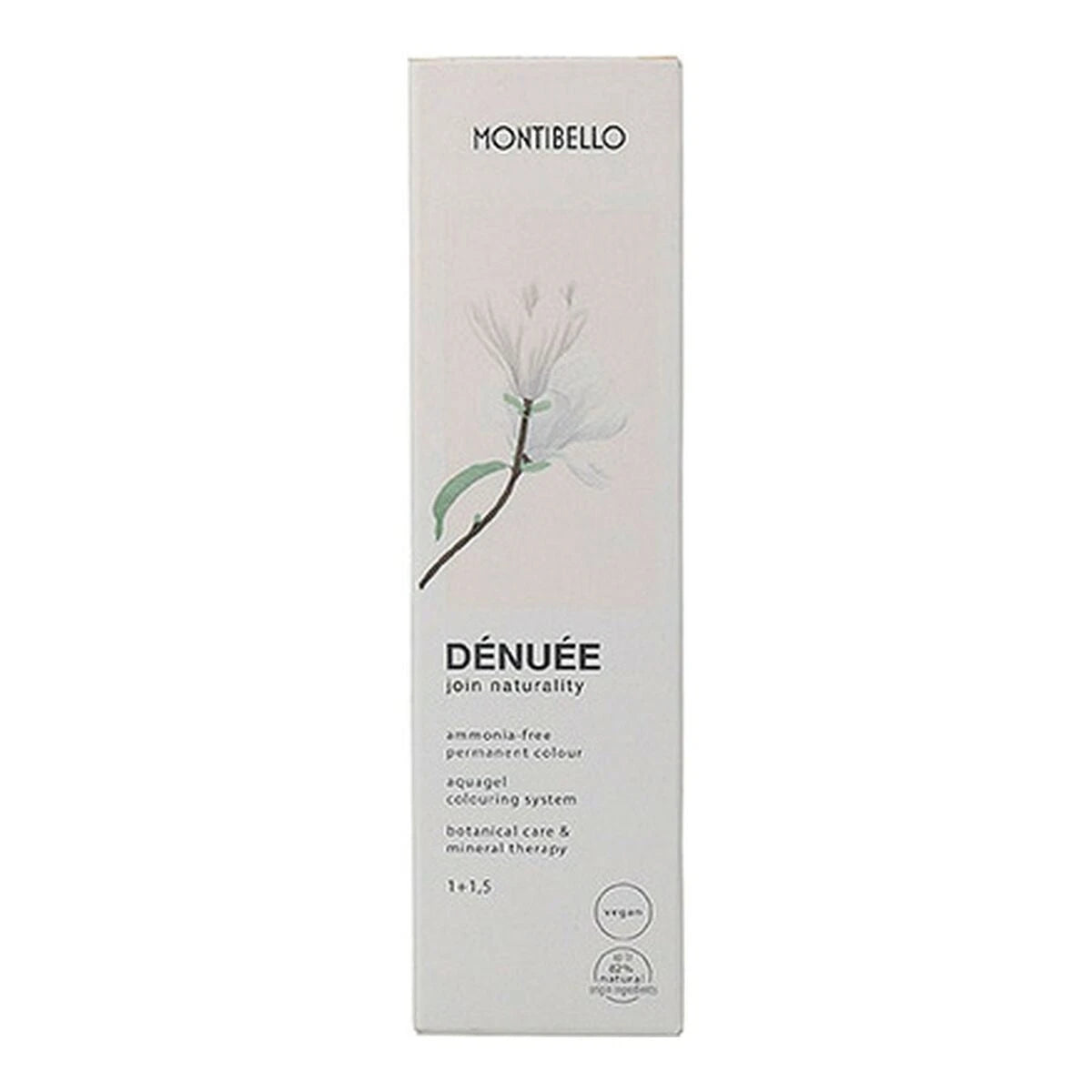 Permanent Dye Dénuée Montibello Dénuée Sin #7.6 product packaging