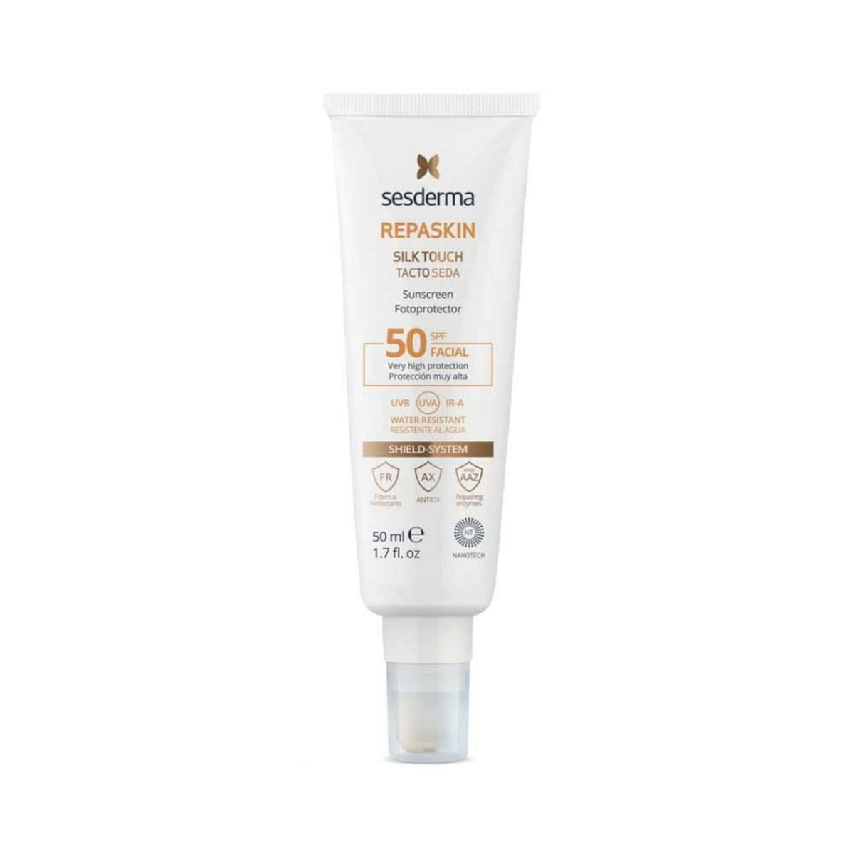 Sesderma, Repaskin, Mattifying & Protecting, Before Sun Exposure, Cream, For Face, SPF 50, 50 ml