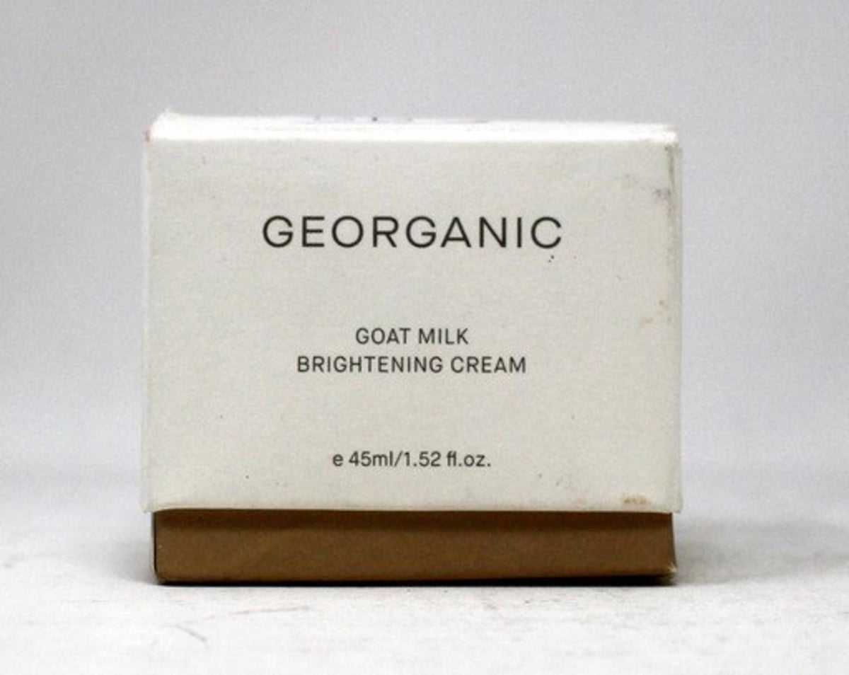 Georganic, Goat Milk Brightening, Brightening, Cream, For Face, 45 ml