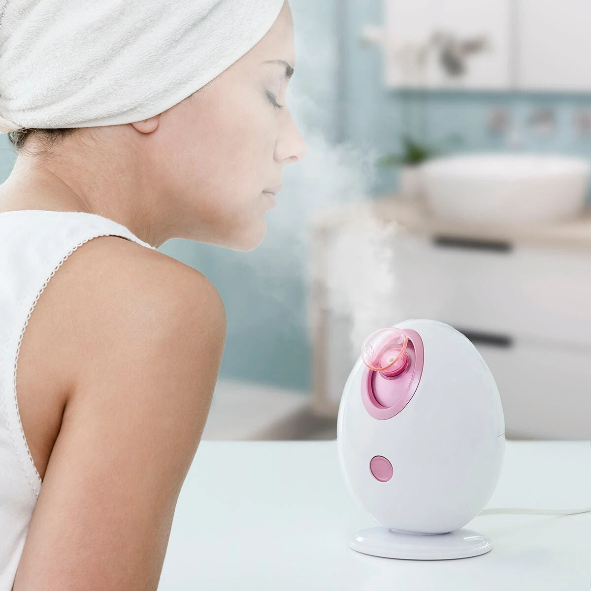 Electric Facial Sauna Moispa InnovaGoods product packaging