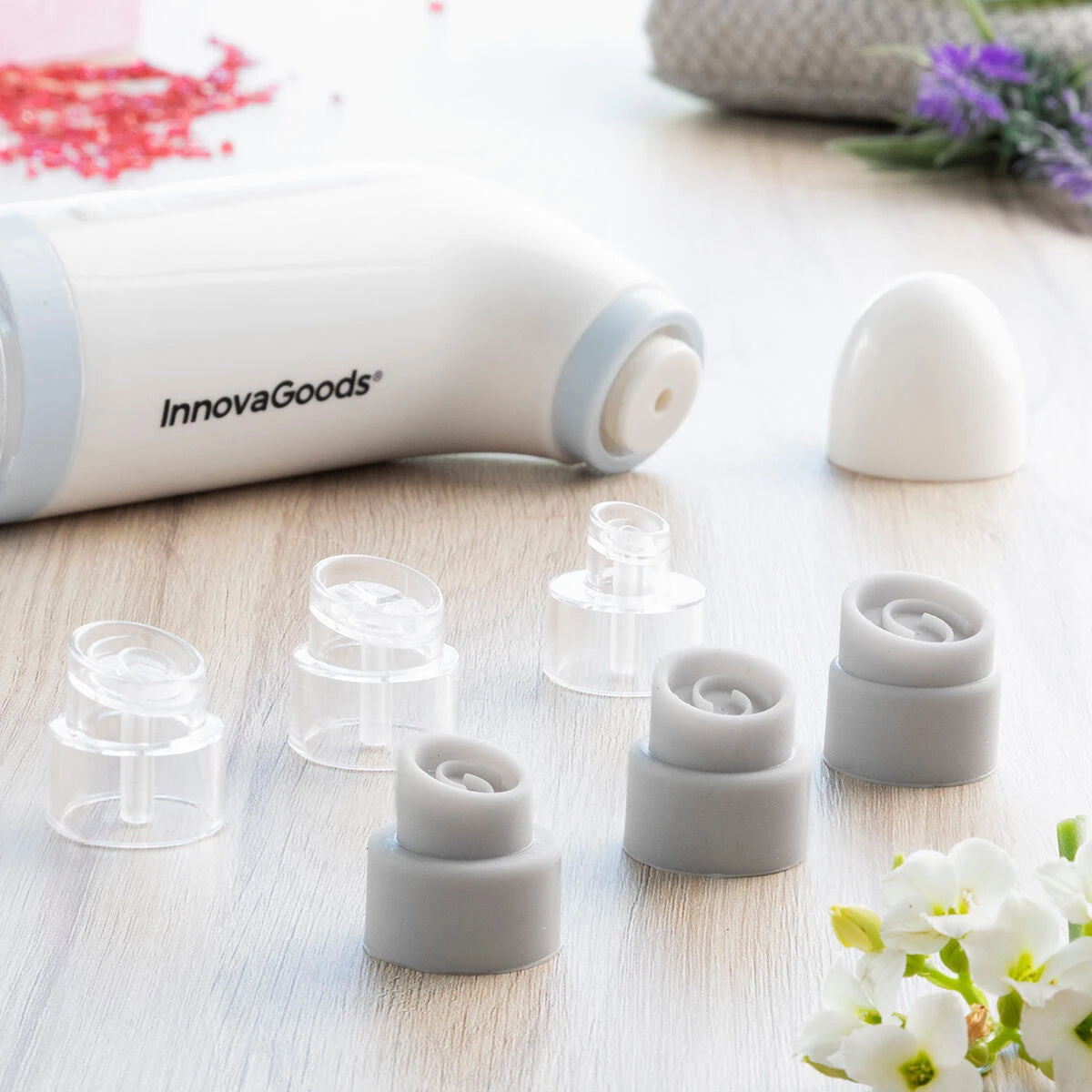 Rechargeable Facial Impurity Hydro-cleanser Hyser InnovaGoods skincare packaging