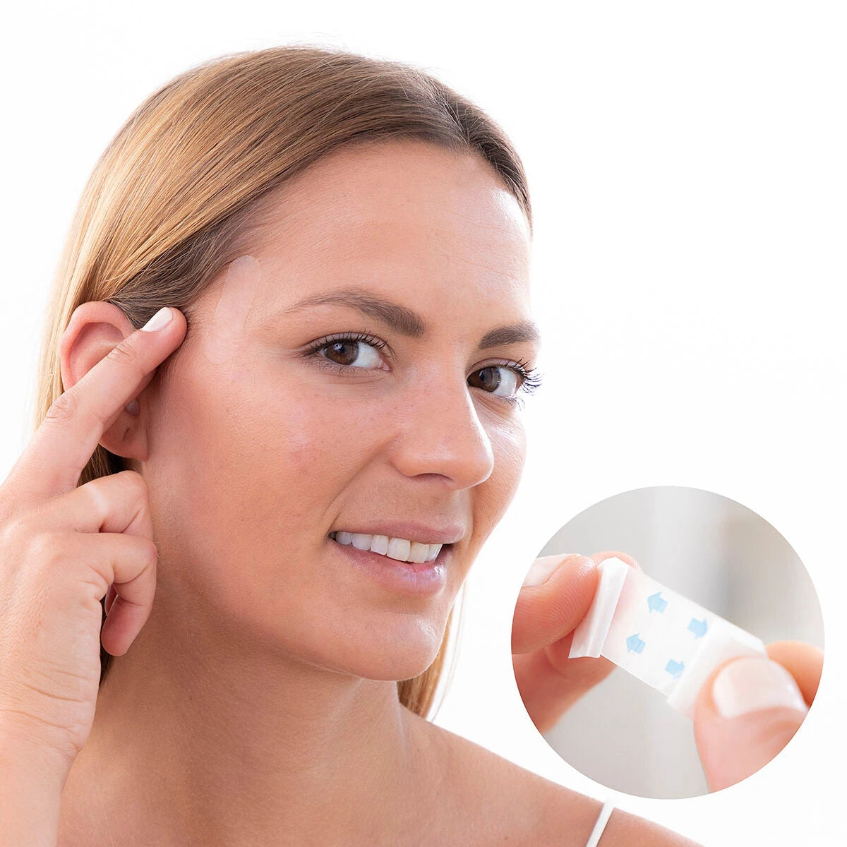Invisible Adhesive Face Lifting Patches Liftrik InnovaGoods 40 Units product packaging