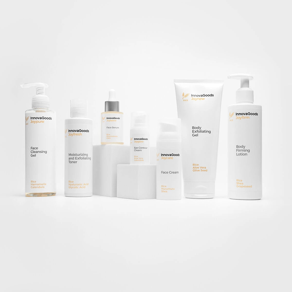 Exfoliating Body Gel Rice Joynew InnovaGoods 200 ml skincare packaging