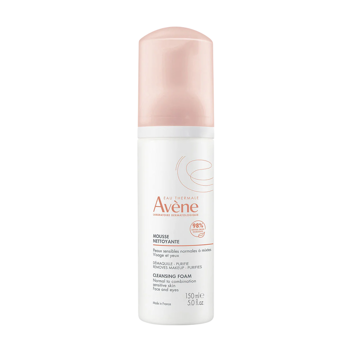 Avene, Les Essentiels, Makeup Removing, Cleansing Foam, 150 ml