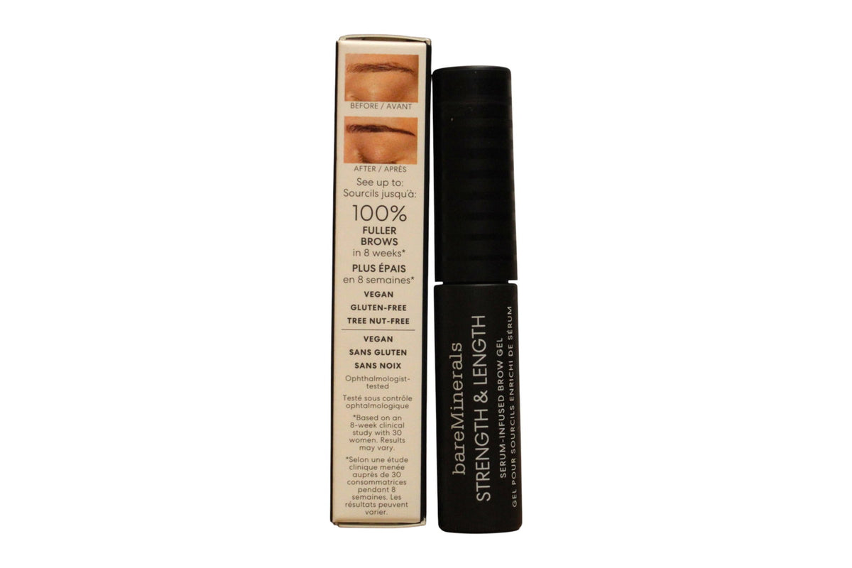 BareMinerals, Strength & Length, Eyebrow Gel, Chestnut, 5 ml