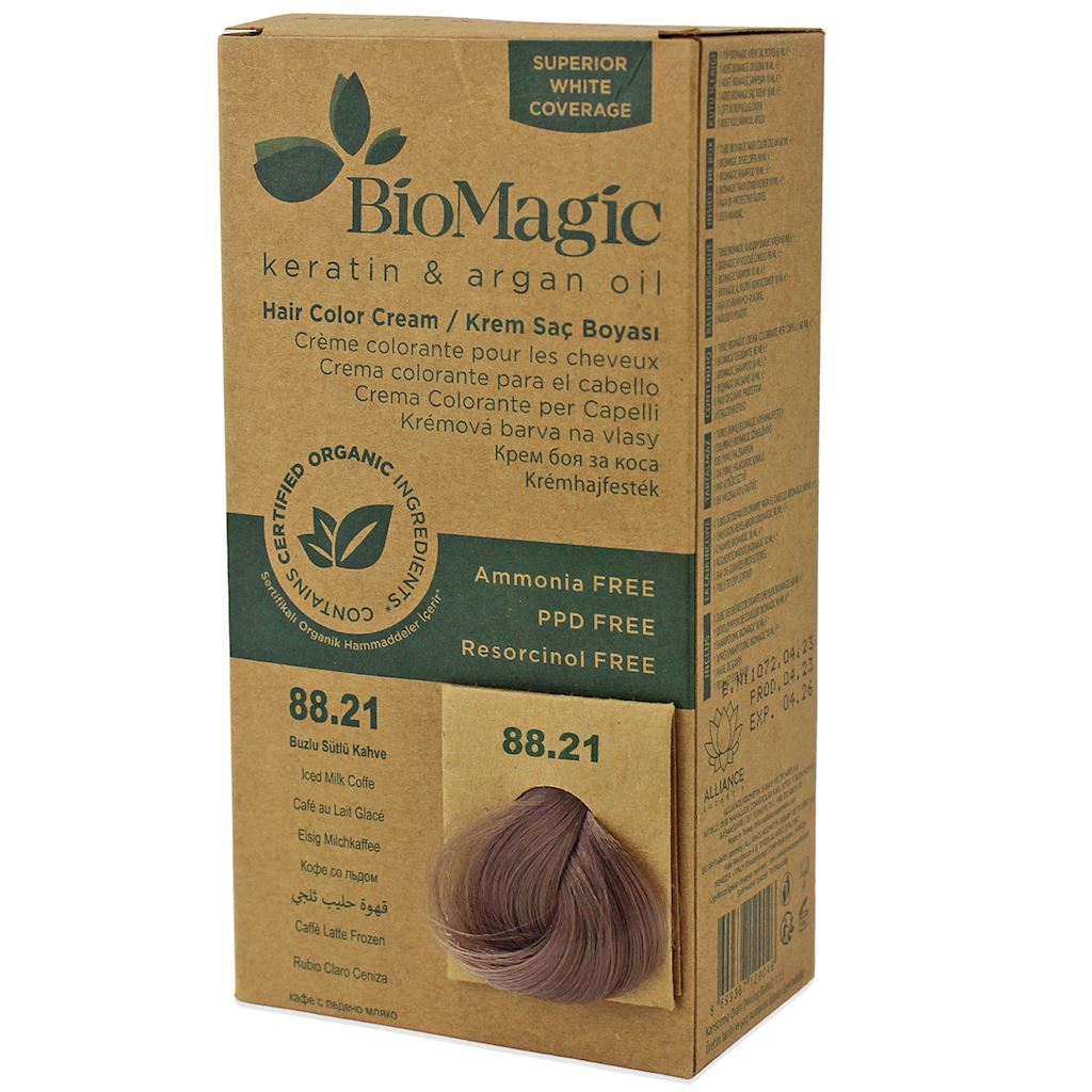 Biomagic, Biomagic, Keratin & Argan Oil, Permanent Hair Dye, 88.21 , 250 ml *Tester