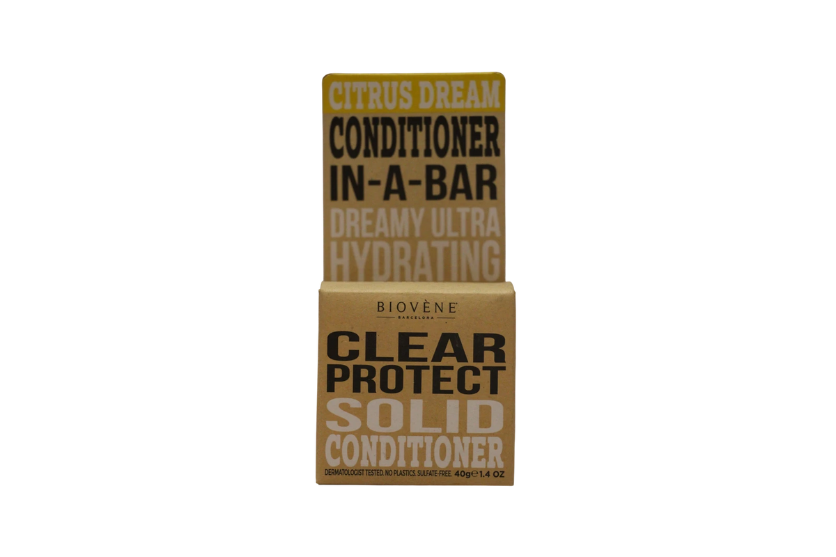 Biovène Clear Protect Citrus Dream Fester Conditioner-Riegel 40 g Tester