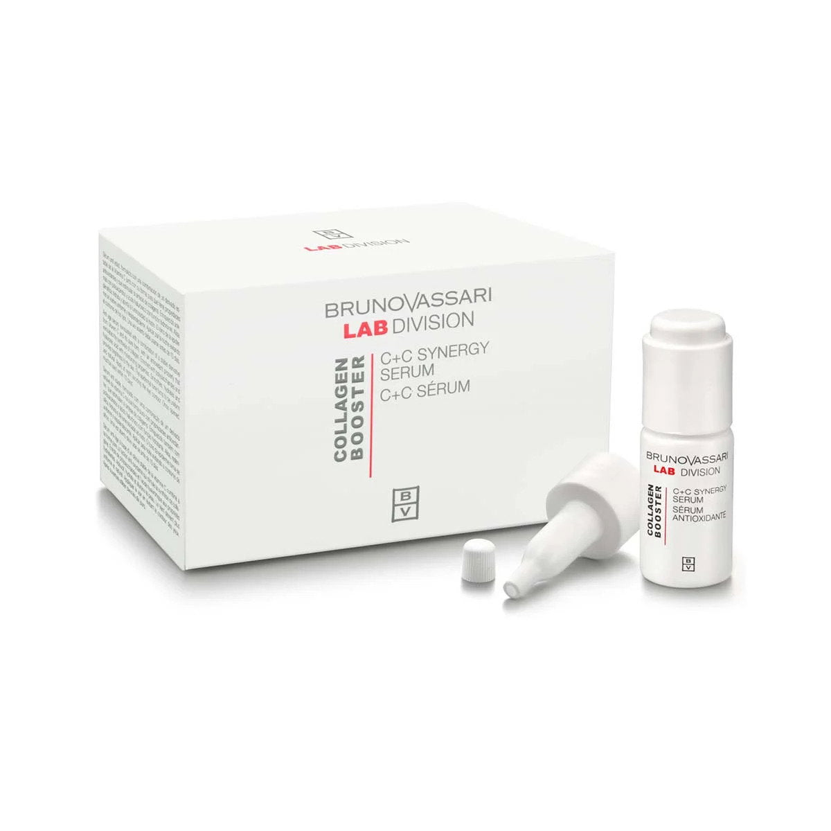 Set Trio, Bruno Vassari, Lab Division, Vitamin C, Anti-Ageing, Ampoules Treatment Serum, For Ageing, For Face, For Women, 3 pcs, 10 ml
