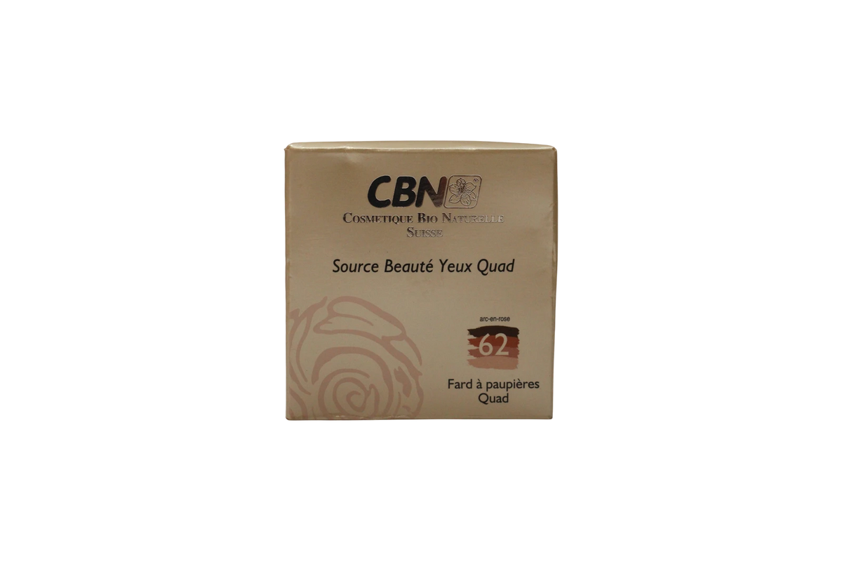 CBN Source Beauté Yeux Quad-Lidschattenpalette 62 Arc-en-Rose 5 g
