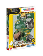 Clementoni, National Geographic Kids, Jigsaw Puzzles 180 pcs