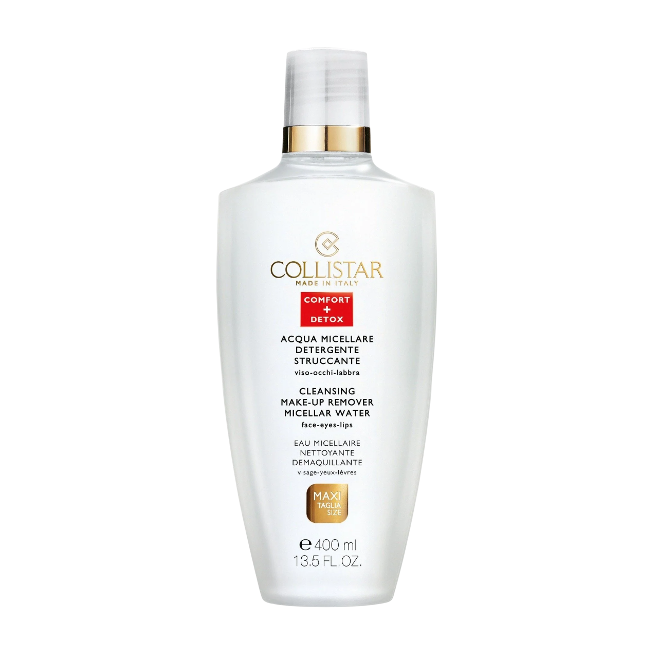 Collistar, Aacqua Micellare Detergente Struccante, Makeup Removing, Micellar Water, For All Skin Types, 400 ml