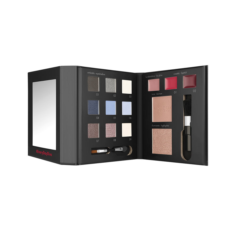 Deborah, Book Vol. 1, Multi-use, Face Palette, 23, 14 Shades