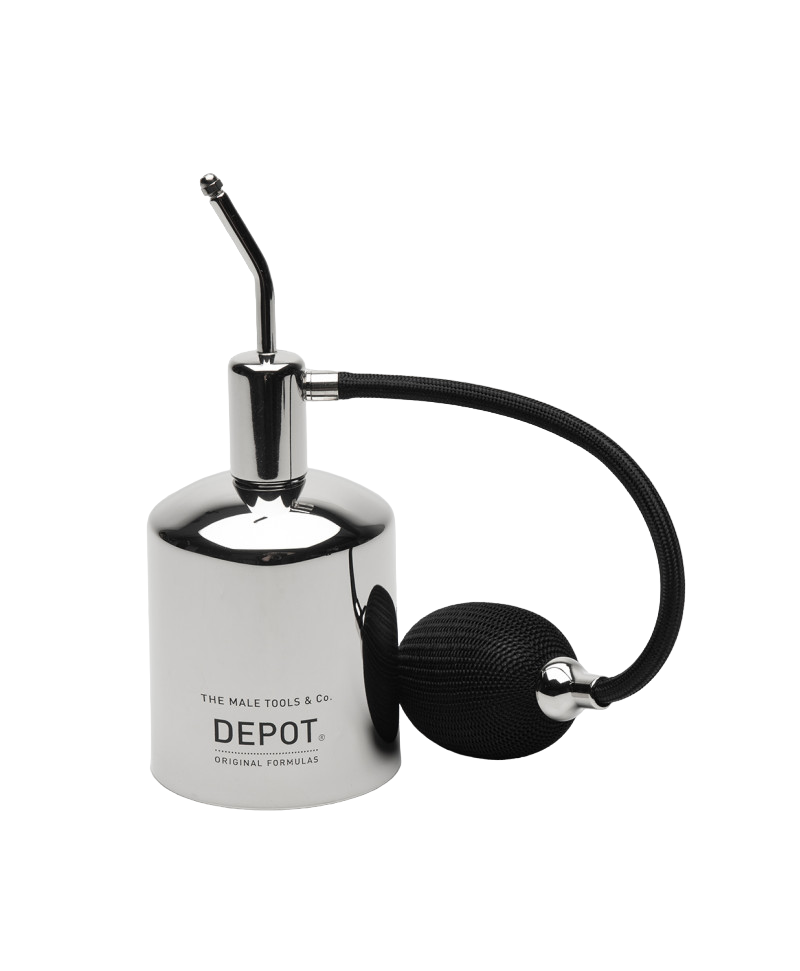 Depot, Accessories No. 737 Aftershave, Spray Pump Dispenser Plastic Bottle, Silver