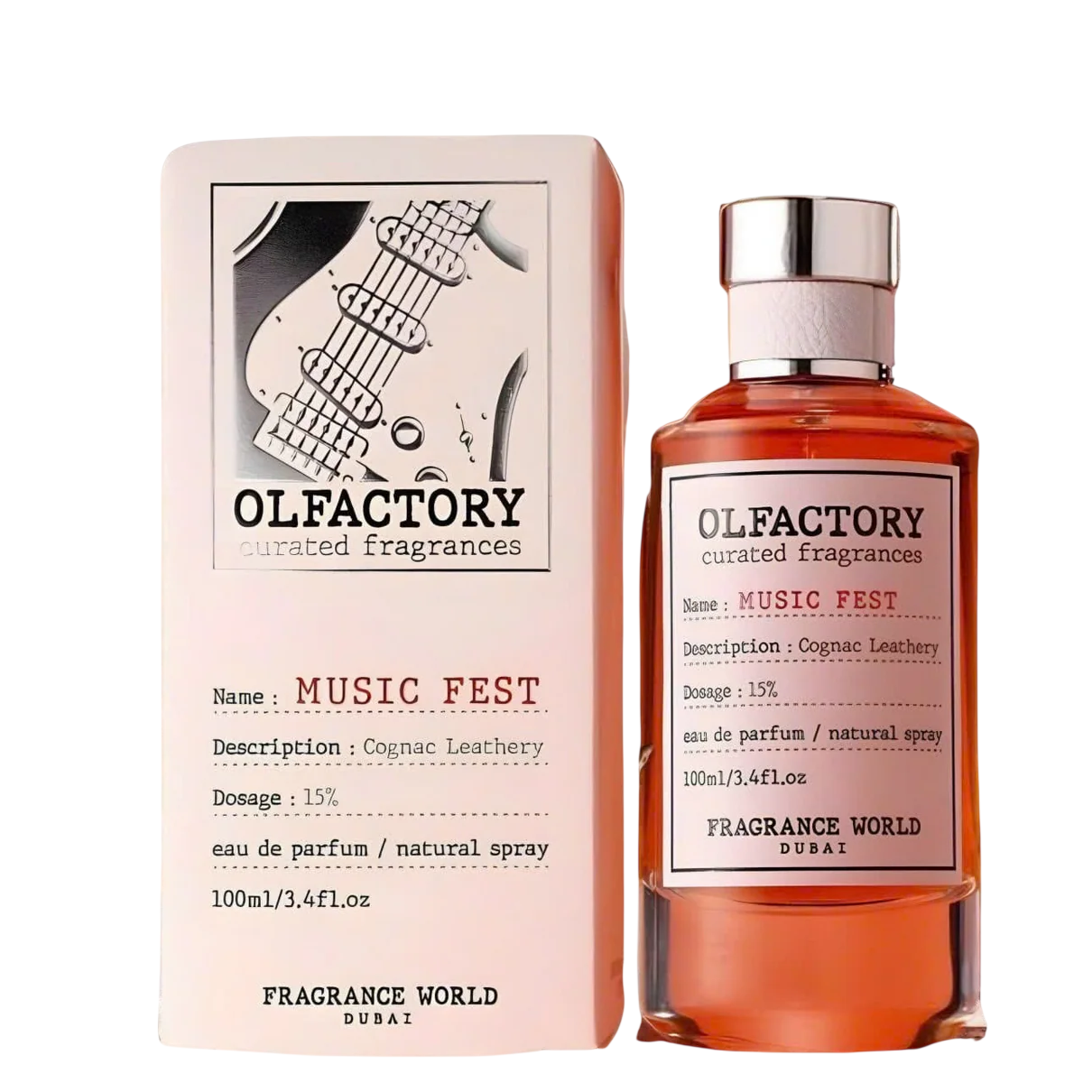 Fragrance World, Olfactory Music Fest, Eau De Parfum, For Men, 100 ml