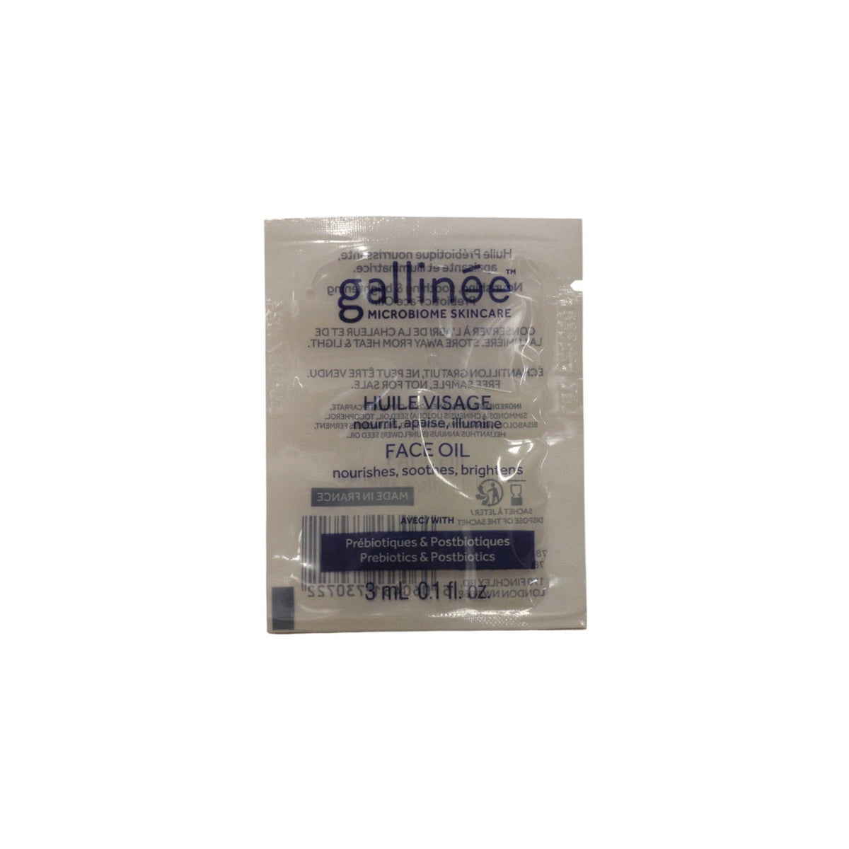 Gallinée Präbiotisches Gesichtsöl 3 ml Sample