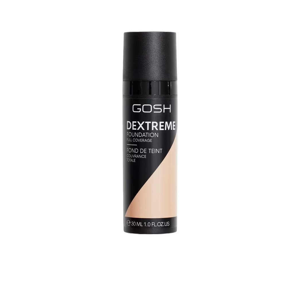 Gosh, Dextreme, Full Coverage, Liquid Foundation, 004, Natural, 30 ml