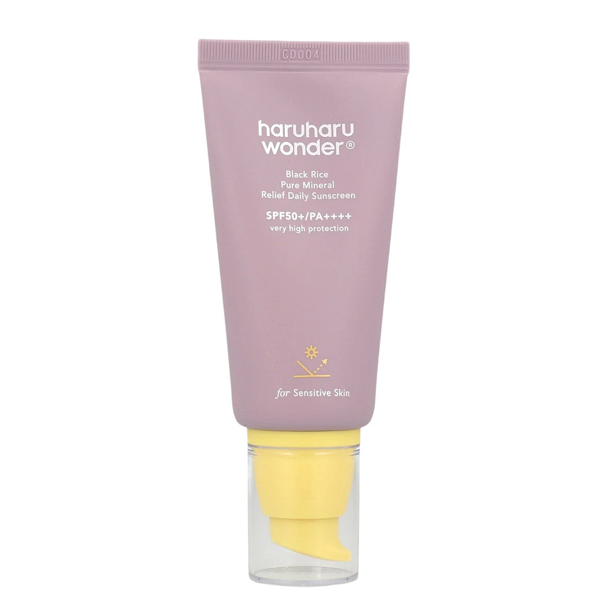 Haruharu Wonder Black Rice Rein mineralischer, lindernder Sonnenschutz für die tägliche Anwendung SPF50+ PA++++ 50 ml