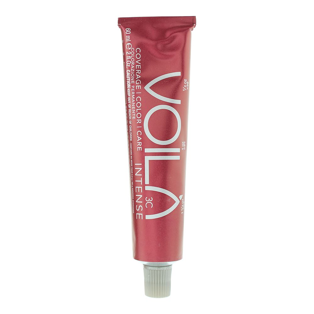 Intercosmo, Voila 3C Intense, Permanent Hair Dye, 7.45 Intense Copper Mahogany Blonde, 60 ml