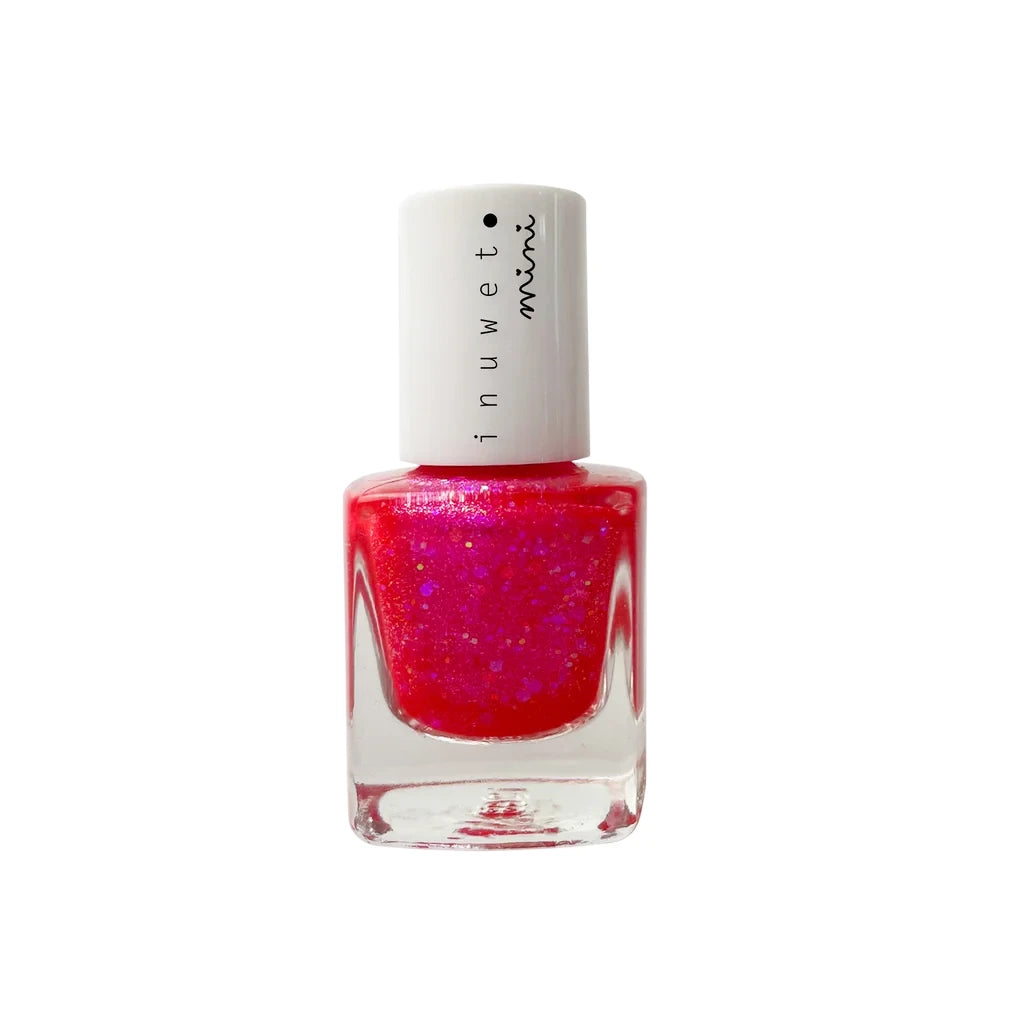 Inuwet Glitzer-Nagellack Fushia 5 ml Miniatur