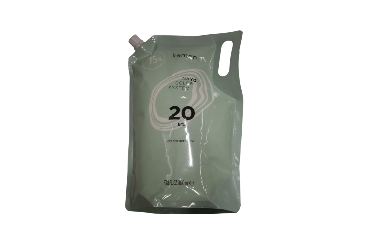 Kemon Nayo Creme-Aktivator 20 Volumen 6% Haarfarben-Lotion 1000 ml