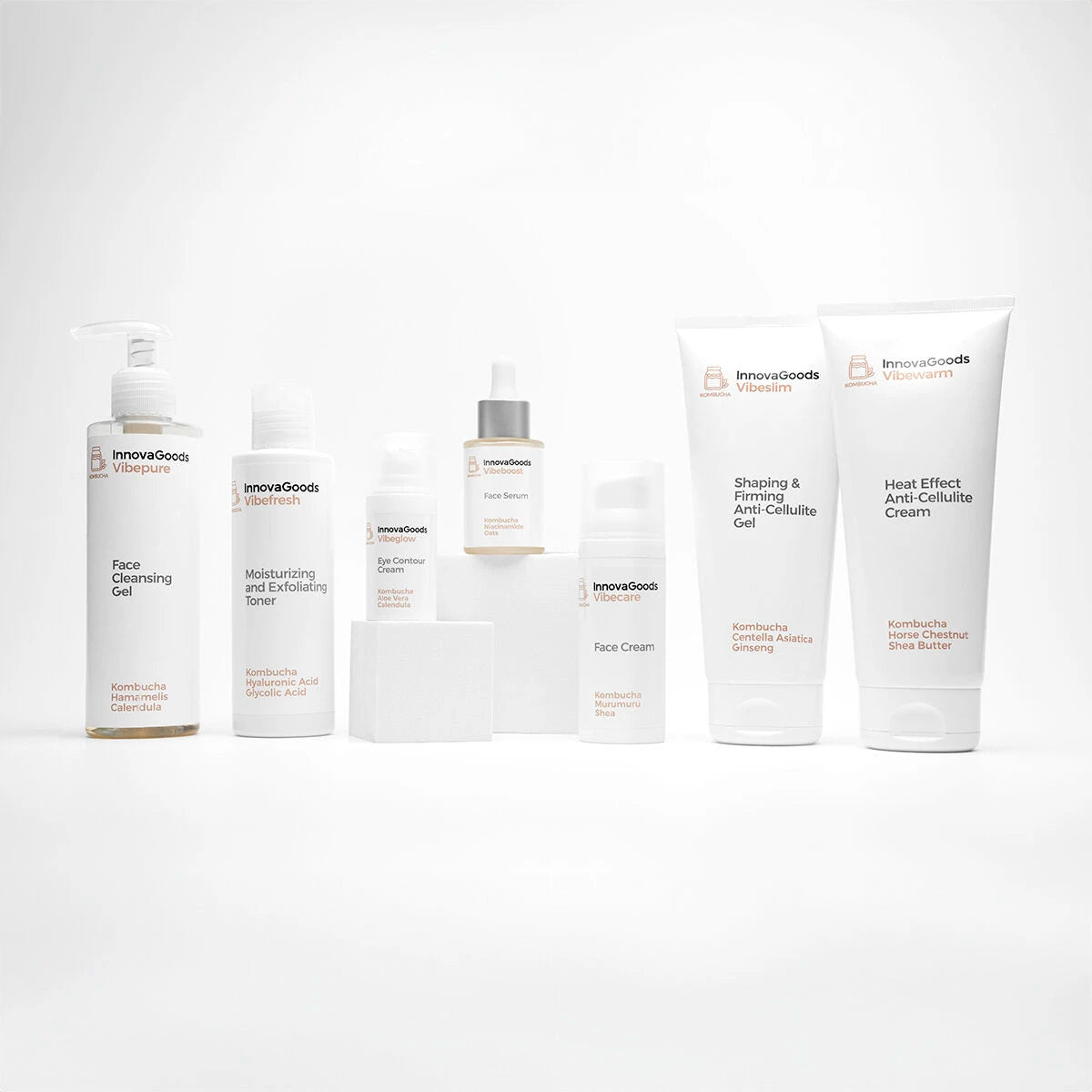 Facial Cleansing Gel Kombucha Vibepure InnovaGoods 200 ml skincare packaging