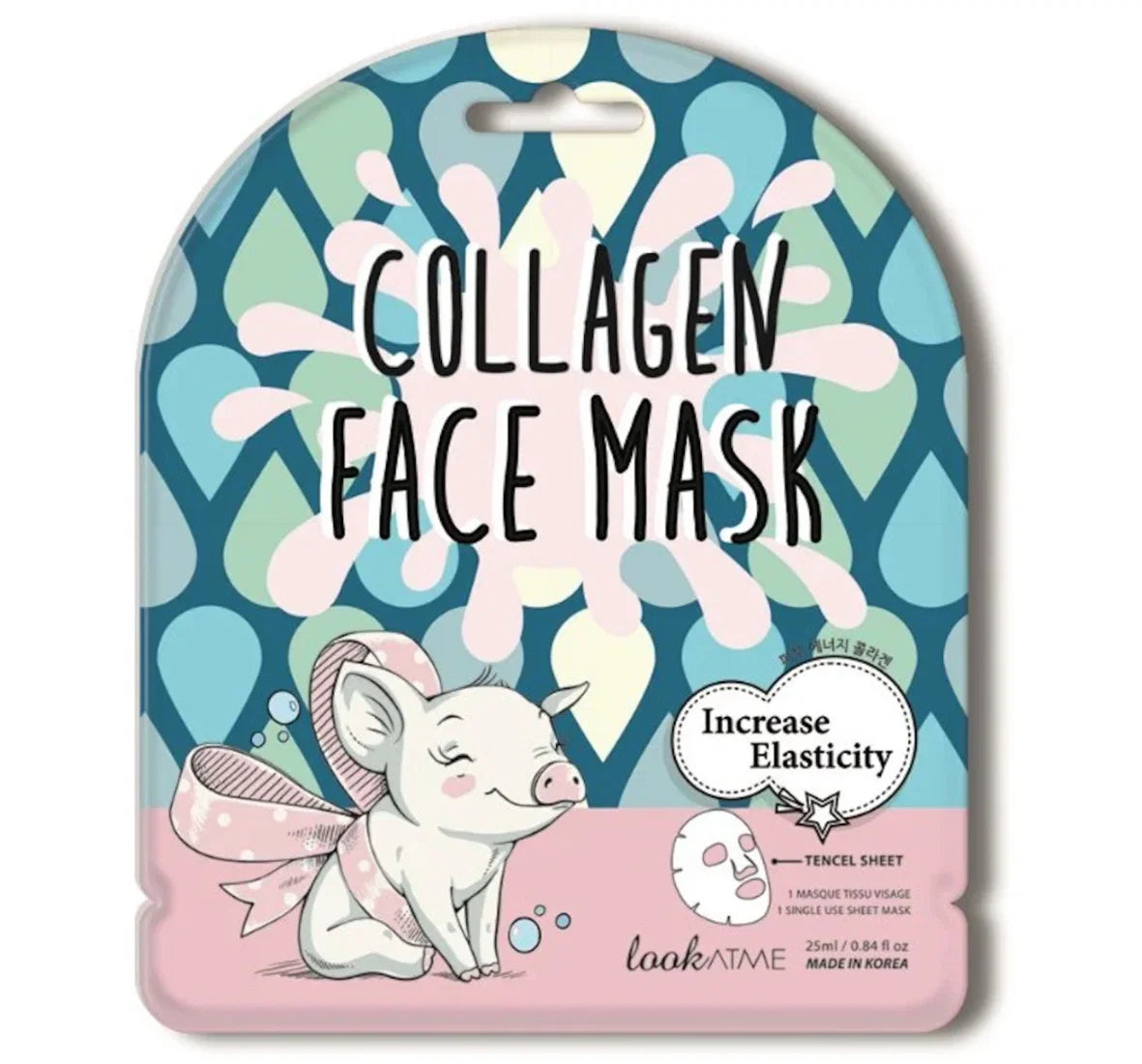 Look At Me Kollagen-Tuchmaske - Steigerung der Elastizität 25 ml