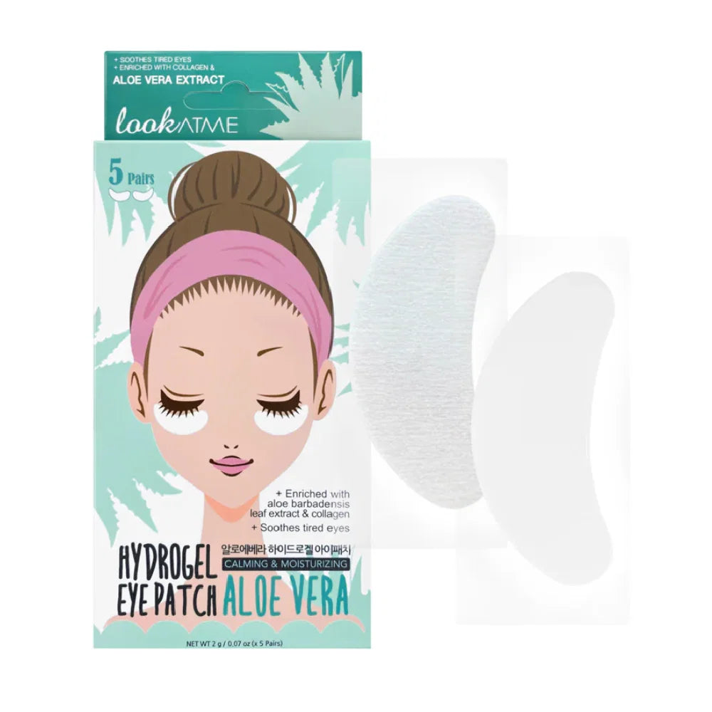 Look At Me Hydrogel-Augenpads mit Aloe Vera 10 Stück