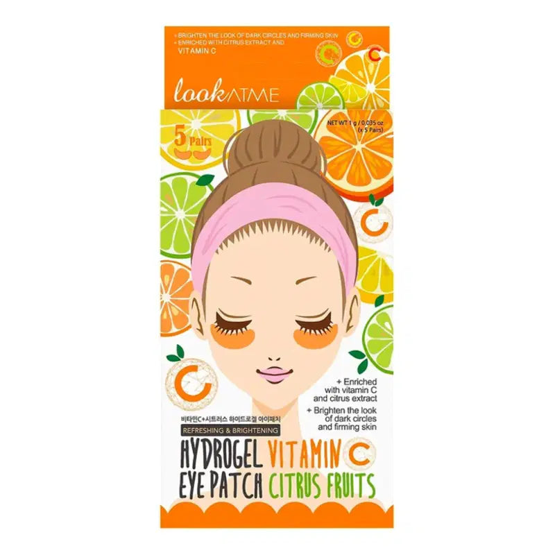 Look At Me Hydrogel-Augenpads mit Vitamin C und Zitrusfrüchten 10 pcs