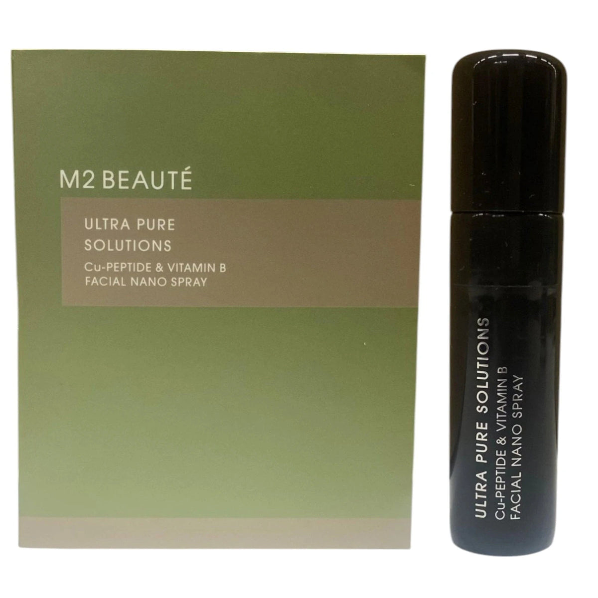 M2 Beaute, Ultra Pure Solutions, Peptide & Vitamin B, Energizing, Mist Spray, For Face, 5 ml *Miniature