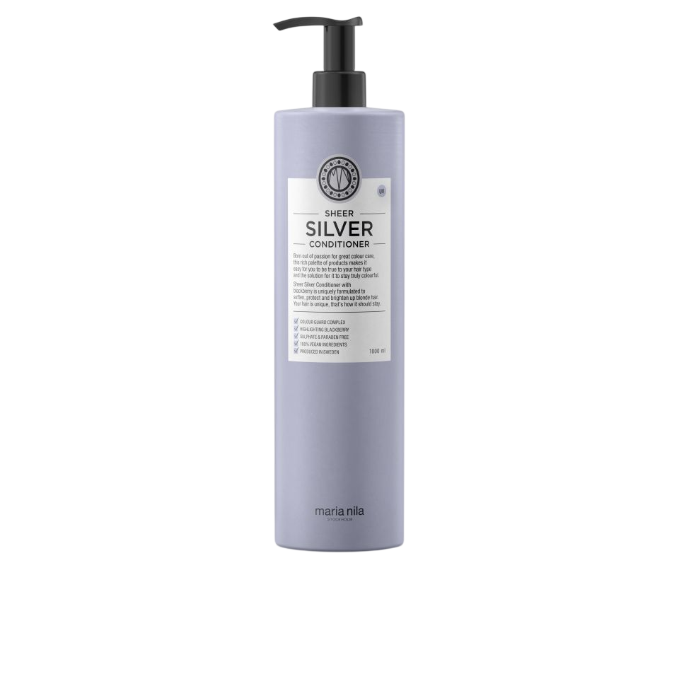 Maria Nila, Sheer Silver, Paraben-Free, Hair Conditioner, Moisturizing, 1000 ml *Tester