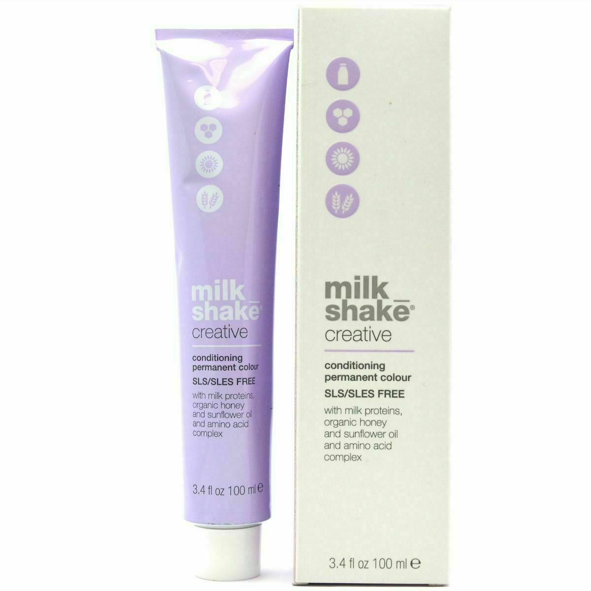 Milk Shake, Creative, SLS/SLES-Free, Permanent Hair Dye, 6.166AR Cherry Wood, 100 ml