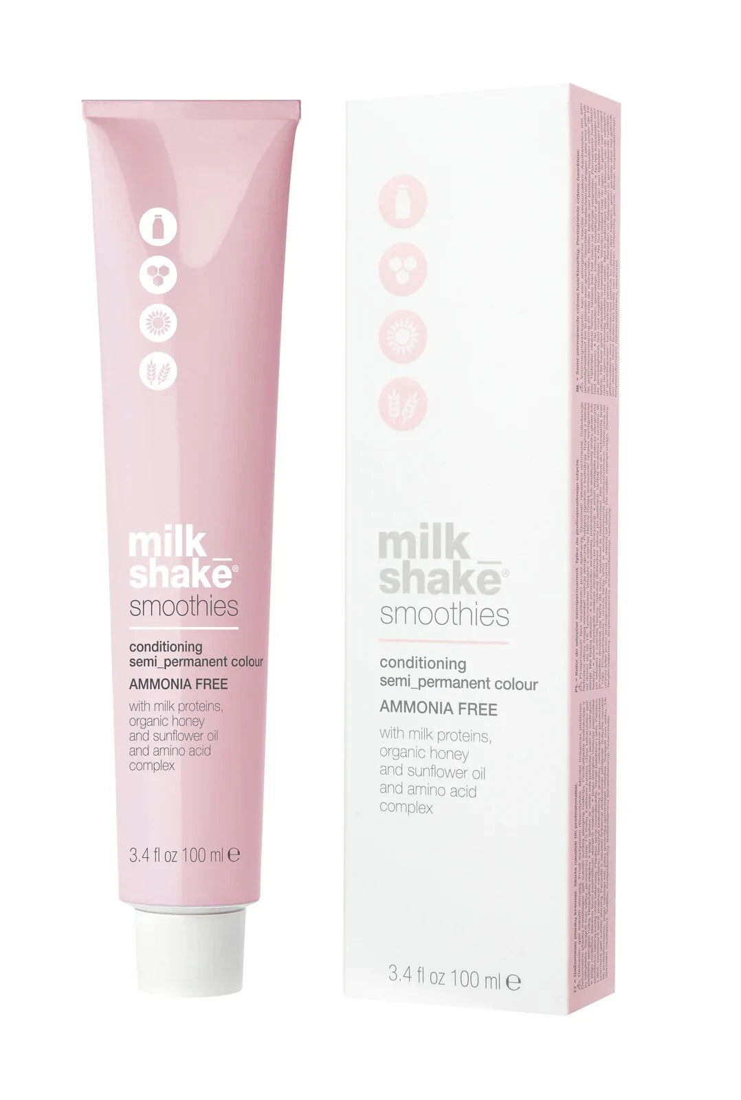 Milk Shake, Smoothies, Ammonia-Free, Semi-Permanent Hair Dye, 4.414CA , 100 ml