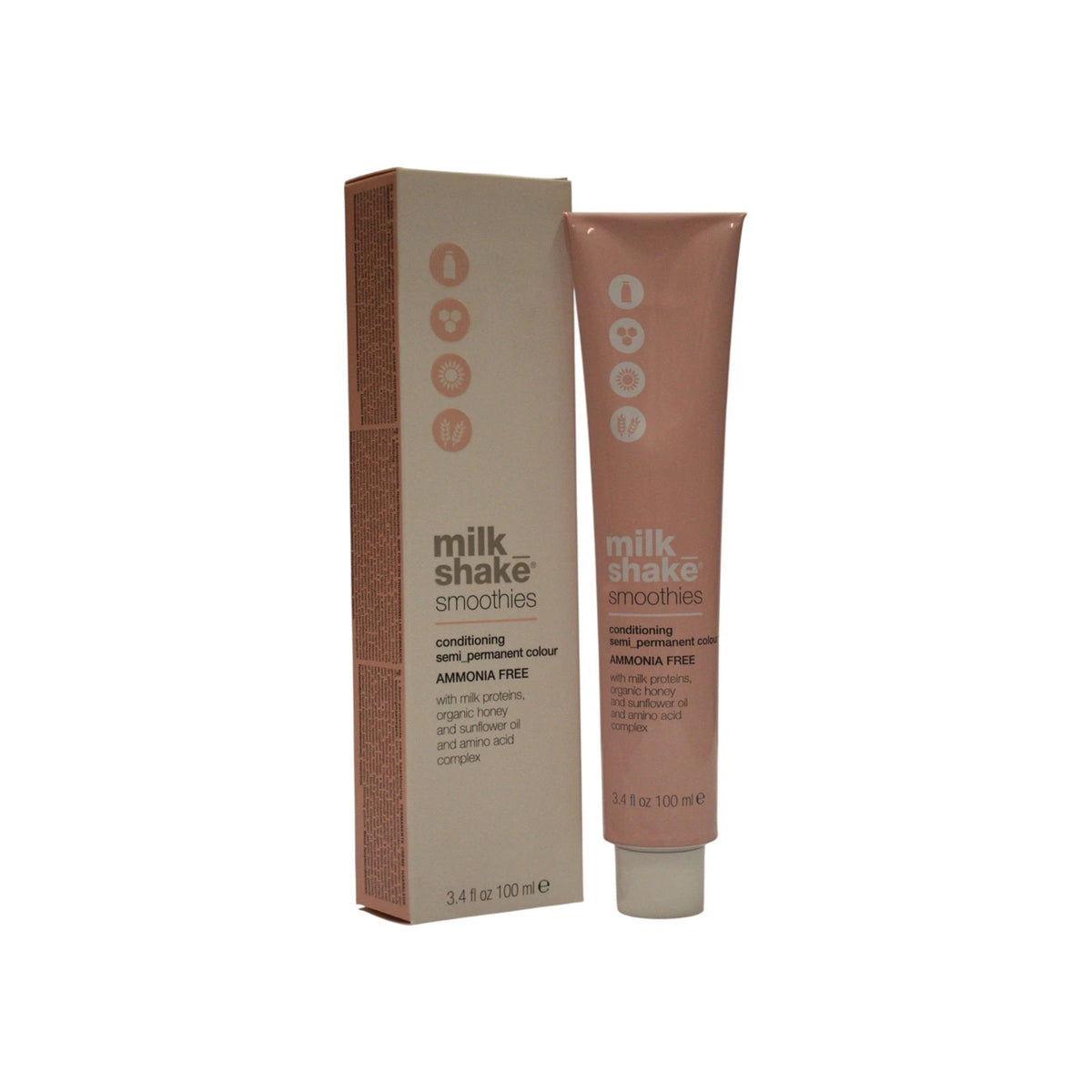 milk_shake Smoothies Semi-Permanente Haarfarbe 9.7 Sehr Helles Violettblond 100 ml