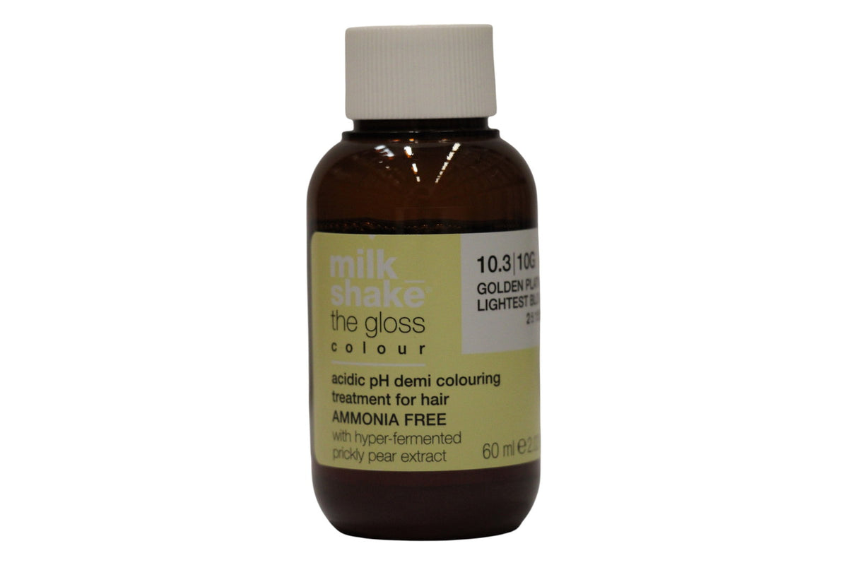 milk_shake The Gloss Colour Demi-permanente Haarfarbe mit saurem pH-Wert 10.3 Hellstes goldenes Platinblond 60 ml
