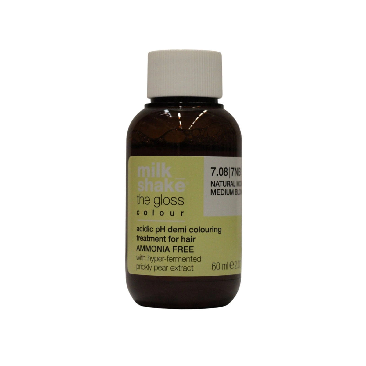 Milk Shake The Gloss Acidic pH Demi-permanente Haarfarbe 7.08 Natürliches Mokka Mittelblond 60 ml