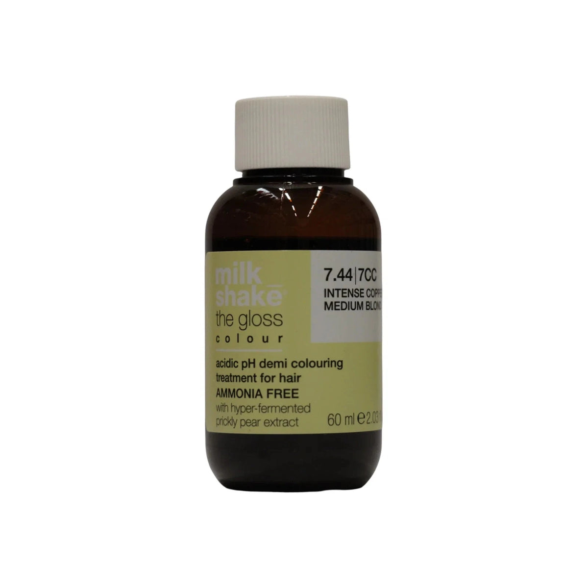 milk_shake The Gloss Acidic pH Demi-permanente Haarfarbe 7.44 Intensiv Kupfer Mittelblond 60 ml