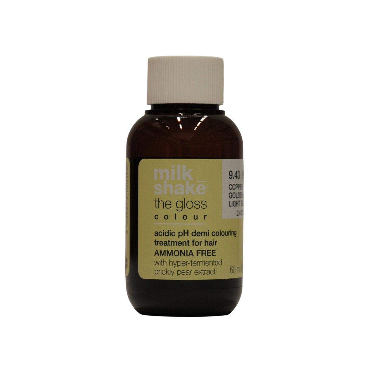 milk_shake The Gloss demi-permanente Haarfarbe mit saurem pH-Wert 9.43 Sehr helles Kupfer-Goldblond 60 ml