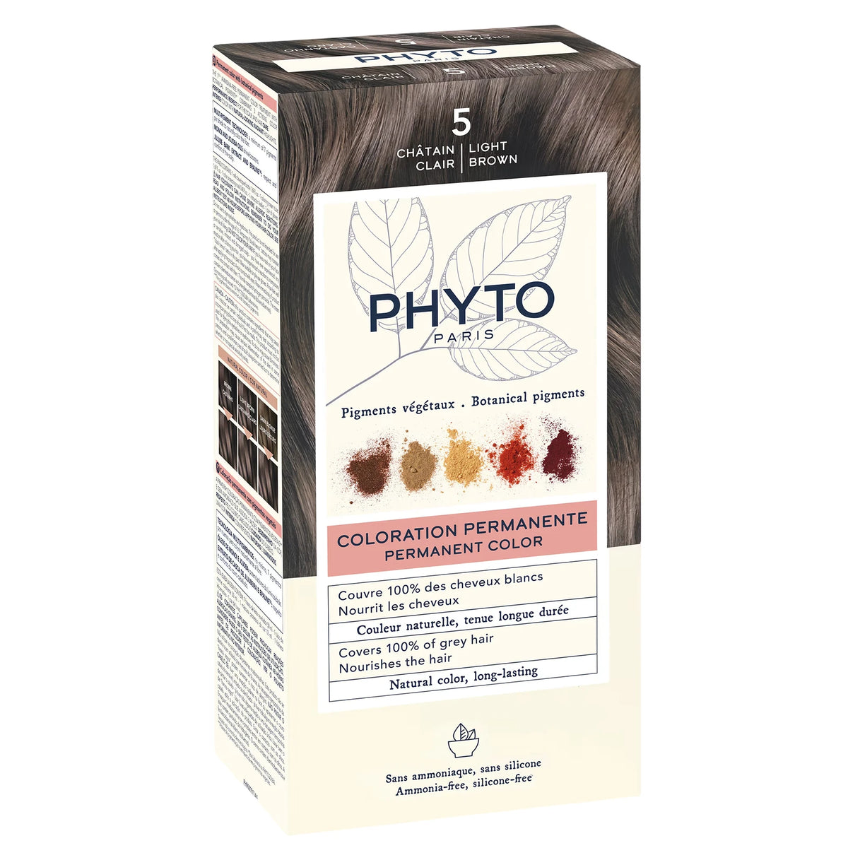 Phyto Color Permanente Haarfarbe 5 Hellkastanie 50 ml