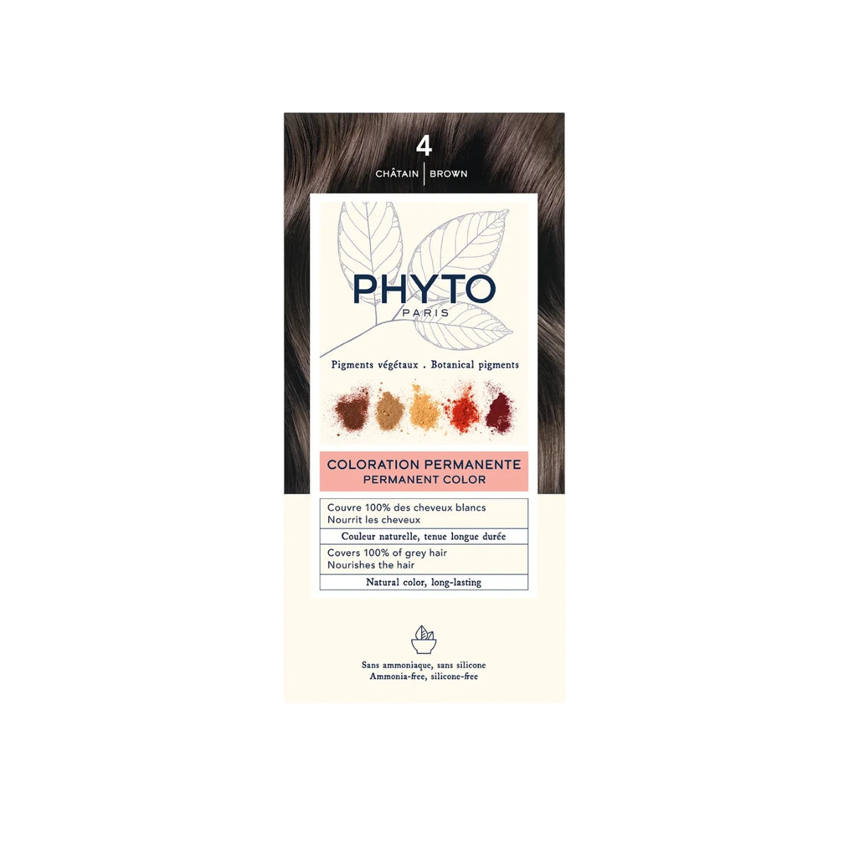 Phyto Phytocolor Permanente Haarfarbe 4 Braun 50 ml