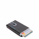 Piquadro, Blue Square Card Holders