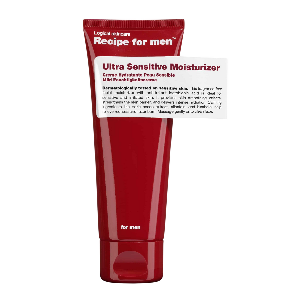 Recipe For Men Feuchtigkeitscreme für besonders empfindliche Haut 75 ml