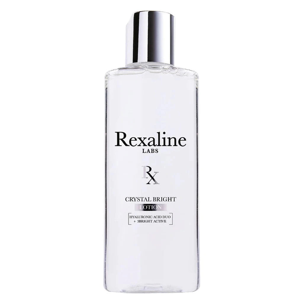 Rexaline, Crystal Bright, Hyaluronic Acid + 3 Bright Active, Illuminating, Exfoliating Lotion, 150 ml *Tester