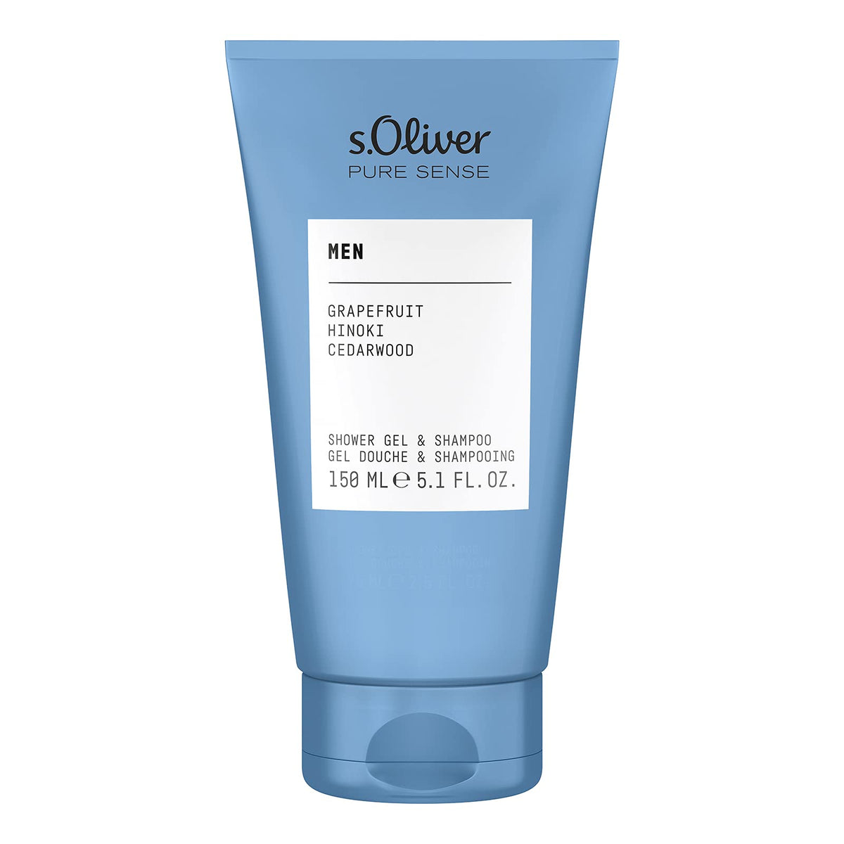S. Oliver, Pure Sense, Shower Gel, All Over The Body, 150 ml