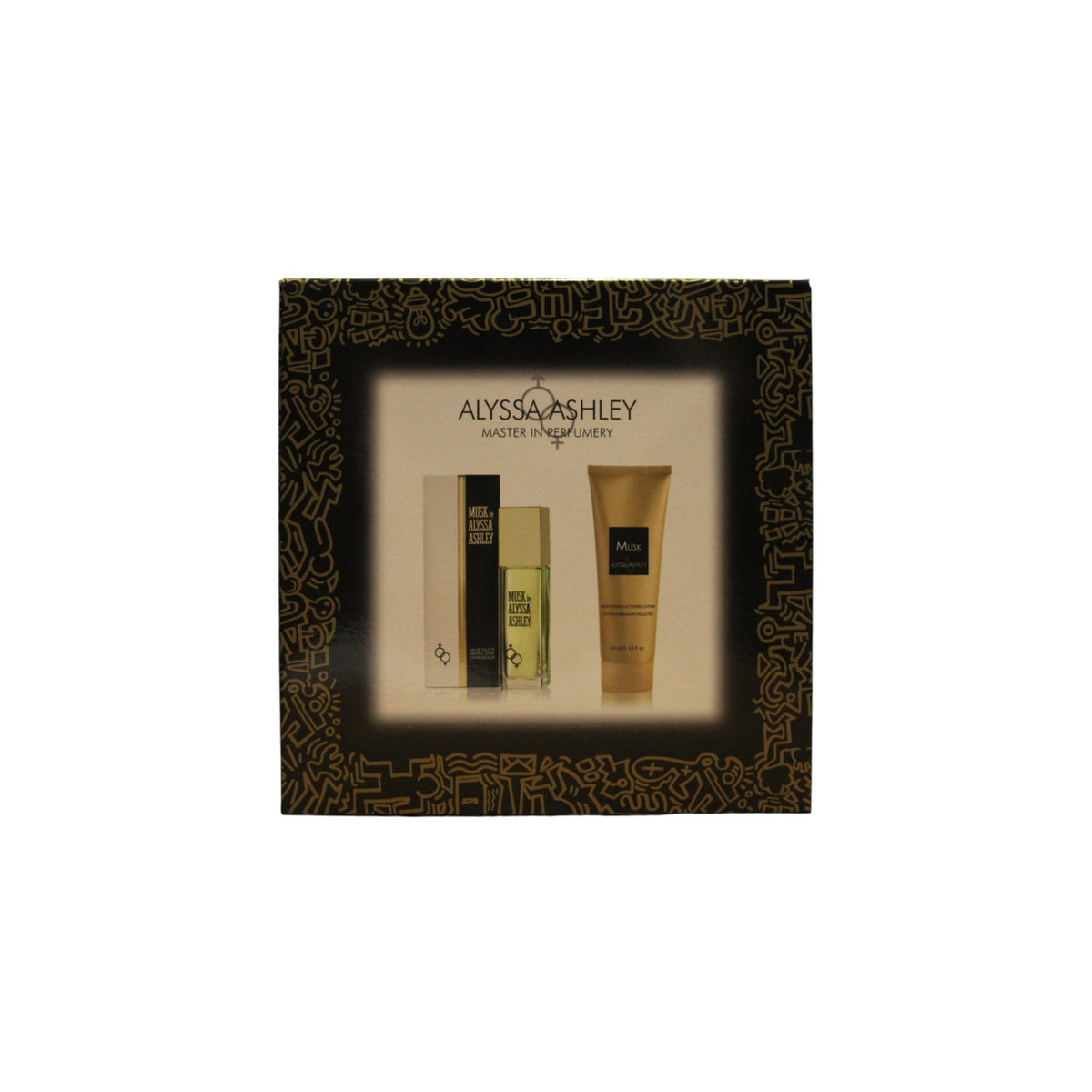 Alyssa Ashley Musk Eau de Toilette 100 ml + Schimmernde Körperlotion 250 ml Set