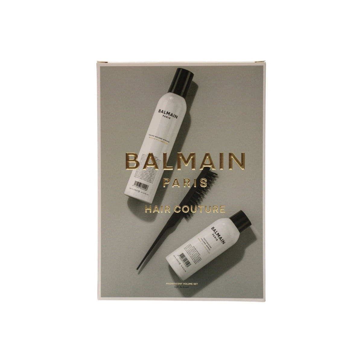 Balmain Magnificent Volume Set - Texturspray 200 ml, Schaum 300 ml & Bürste
