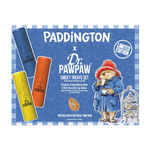 Set Dr. PawPaw: Paddington Orange Marmalade, Hydrating, Lip Balm, 4 g + Paddington Bear Original Balm, Vegan, Lip Balm, 4 g + Hot Chocolate, Hydrating, Lip Balm, 4 g